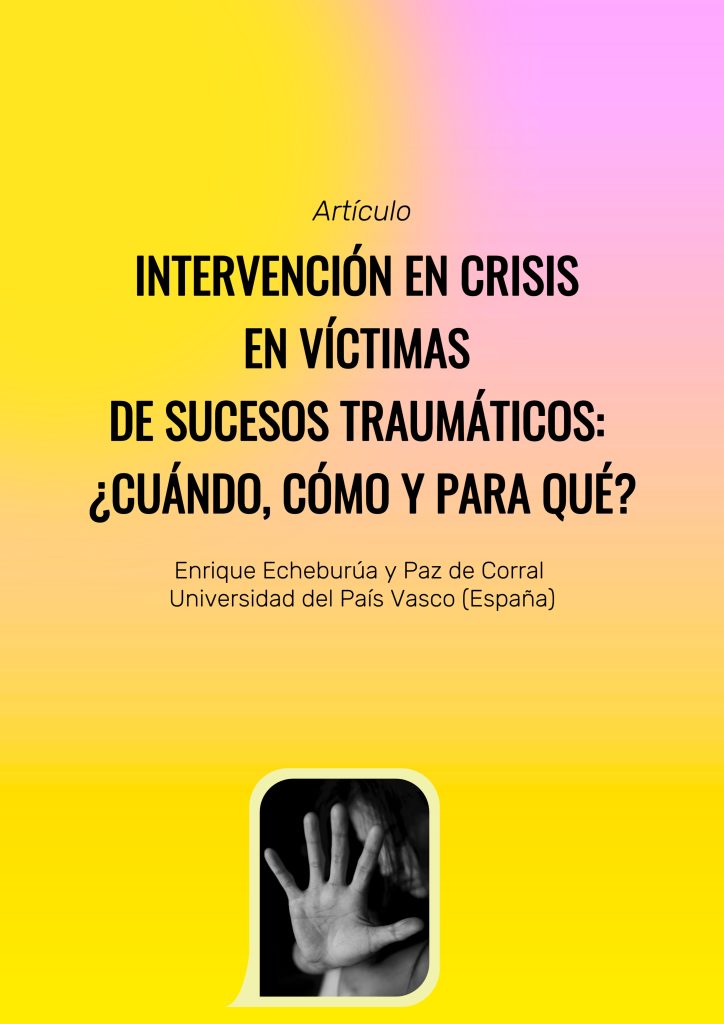 INTERVENCIÓN EN CRISIS