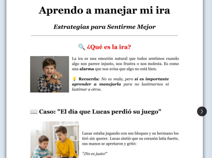 gestión de la ira en niños