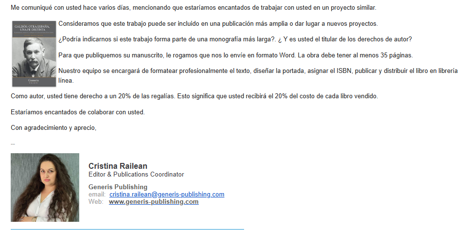 Cuidado con las editoriales académicas depredadoras